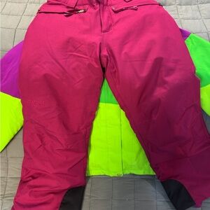 Marmot Ski Kids' Fuchsia Snow Pants - Size Medium